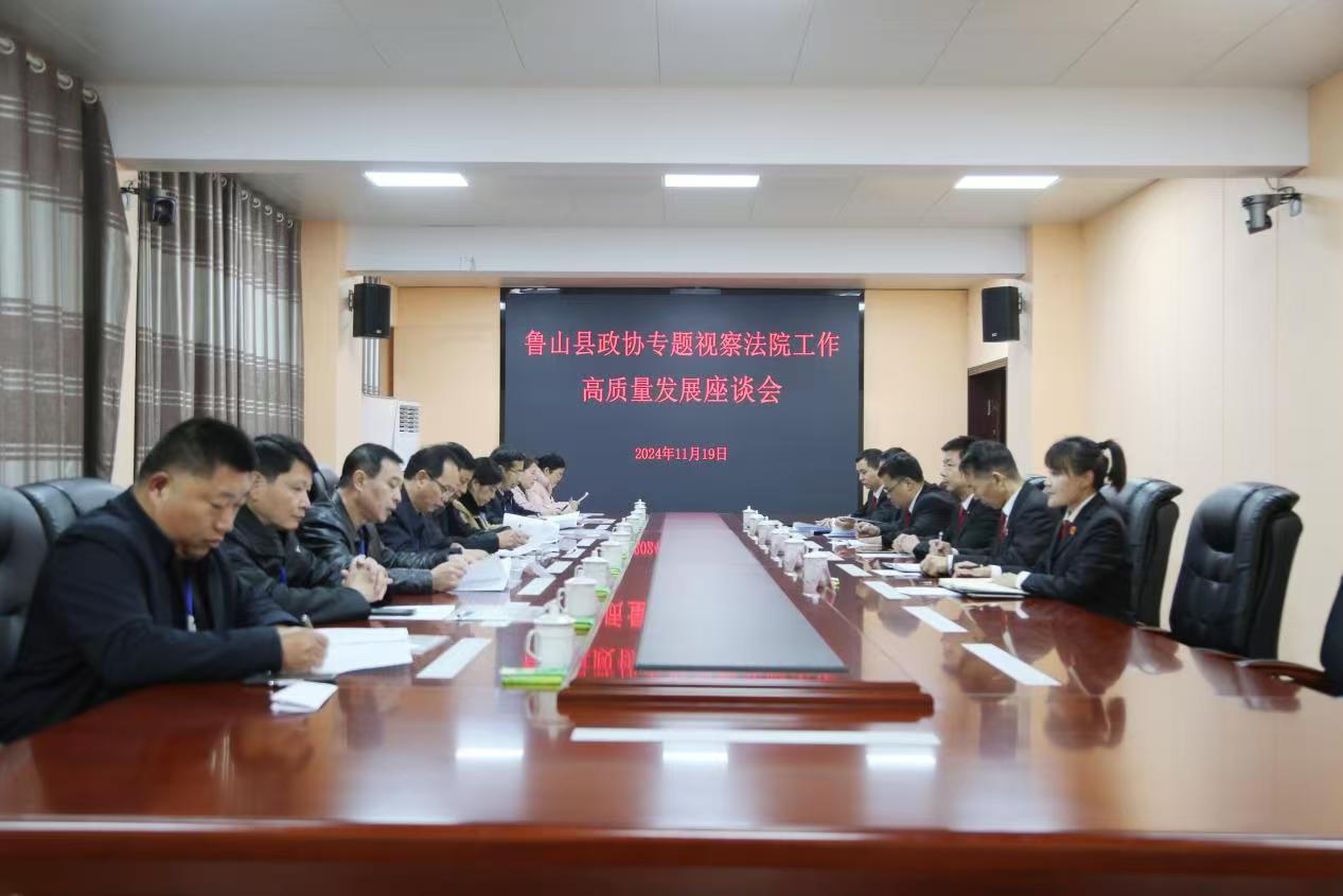 鲁山县政协调研视察鲁山县法院工作(图1)