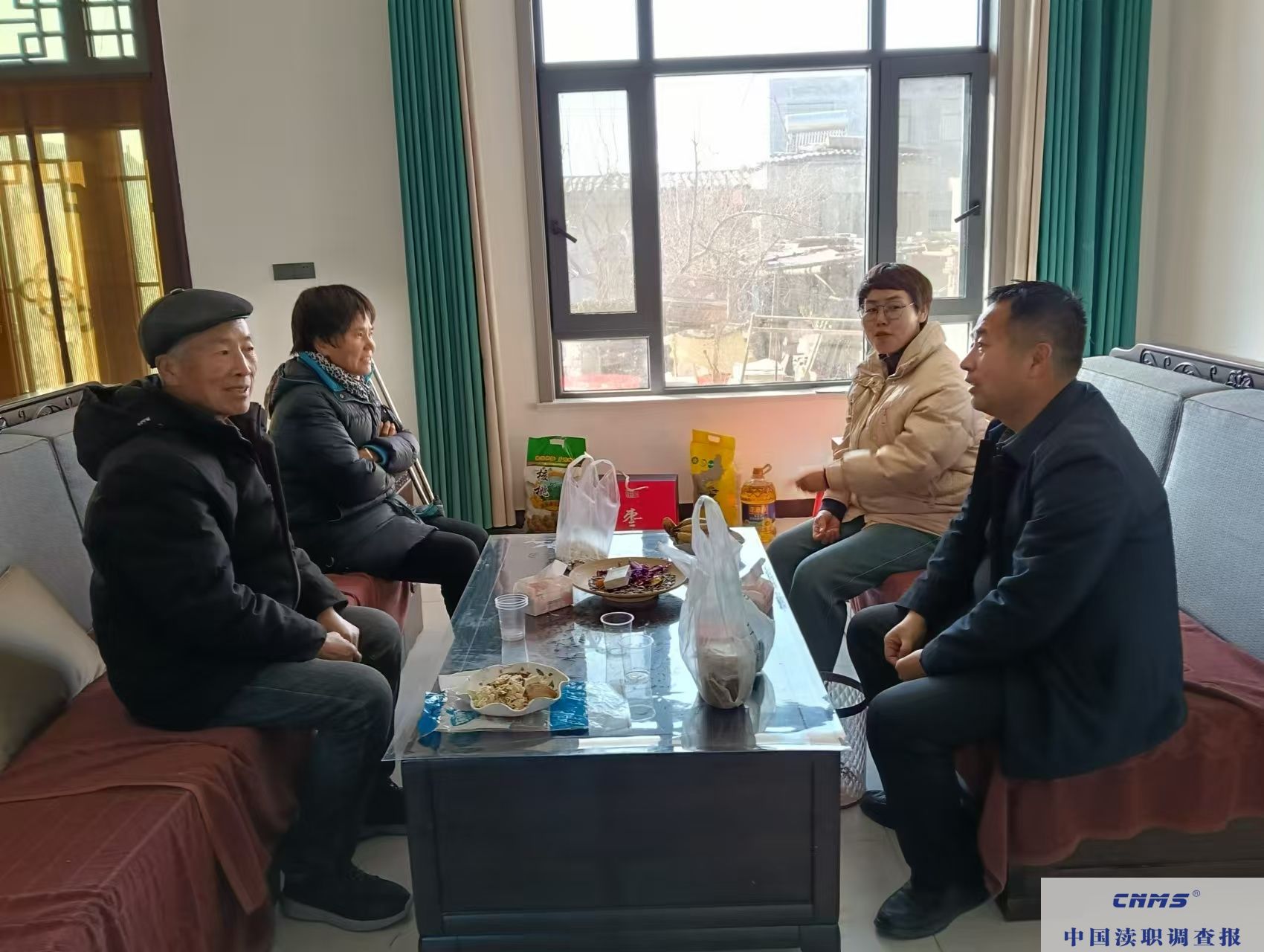 叶县龚店镇：情暖寒冬 关怀桑榆(图1)