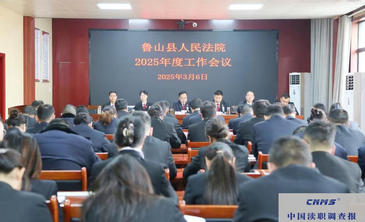 鲁山县法院组织召开2025年度工作会议(图1)