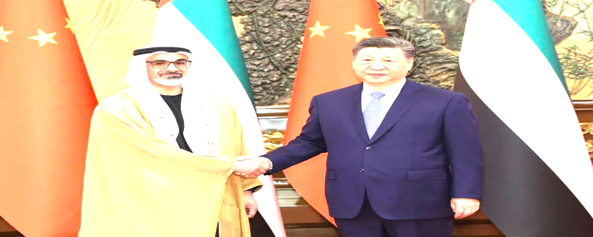 习近平会见阿联酋阿布扎比王储哈立德 